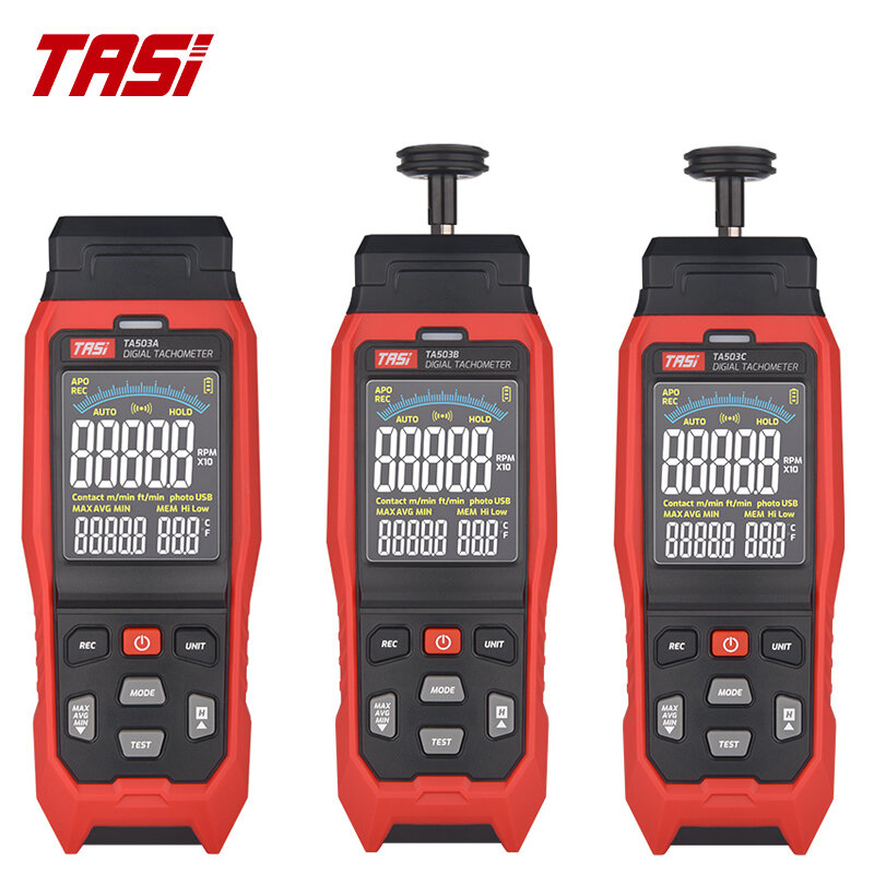 TA503-serie digitale tachometer hoge nauwkeurigheid ±2°℃ 5-cijferig display 2000 groepsgegevenslogboek Snel monsteren US Top Merken Winkel